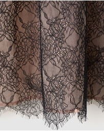 M.N.G - Lace Top With Ruff Collar