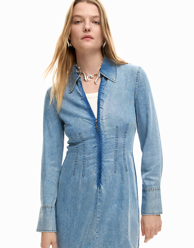 Desigual - Slim denim dress