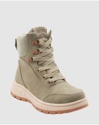 Roxy - Womens Karmel Lace-Up Boots