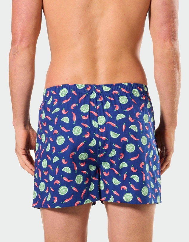 Mitch Dowd - Mens Woven Boxer Shorts 3 Pack in Tequila Print