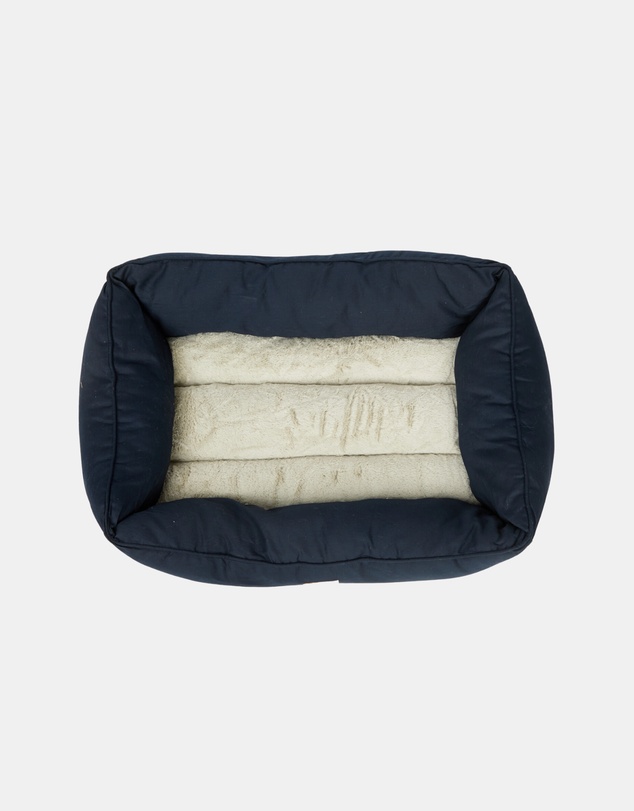 Mog & Bone - Bolster Dog Bed - Navy