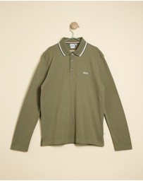 BOSS - Long Sleeve Polo - Kids-Teens