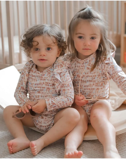 WITH LOVE FOR KIDS - Shimmy Long Sleeve Swimmers - Babies - Kids