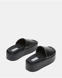 Steve Madden - Playa Black Sandals