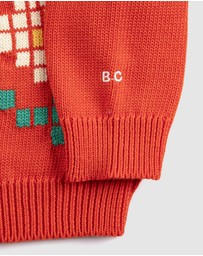Bobo Choses - Pixel Daisy Cardigan - Babies-Teens