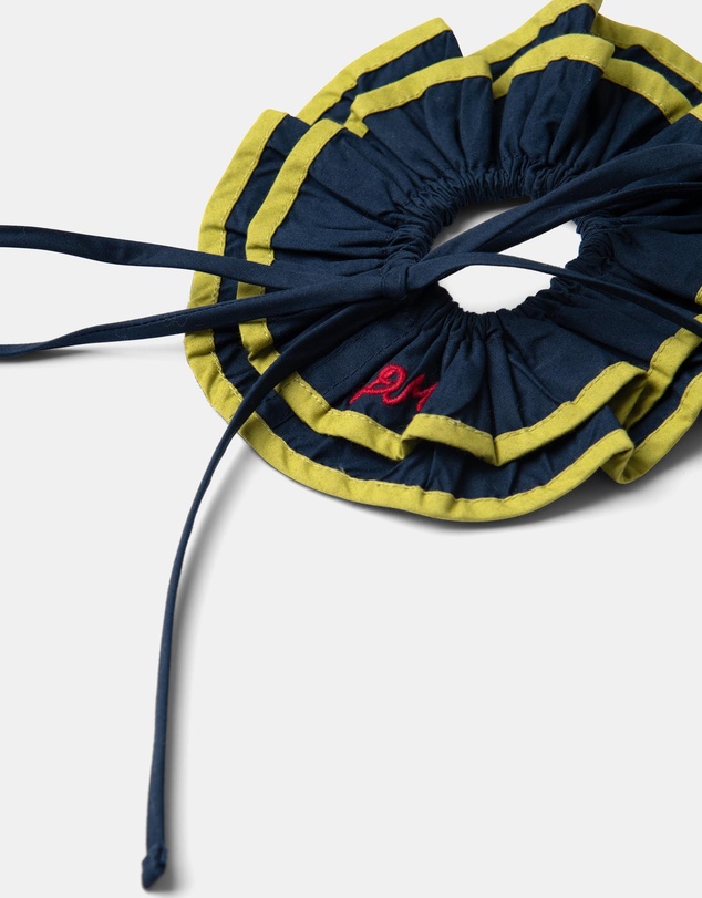 Damson Madder - Piping Tie Scrunchie