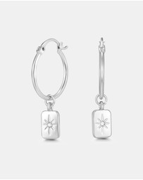 Mestige - True North Earrings - Silver Plated