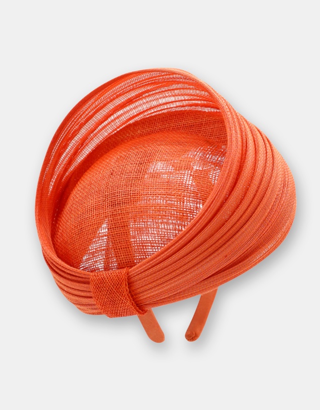 Morgan & Taylor - Blaze Beret Fascinator in Orange