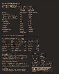 Inca Organics - Bioactive Collagen Peptides + Hyaluronic Acid + Vitamin C Wellness Powder (Unflavoured)