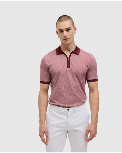 Politix - Saunders Geo Print Polo