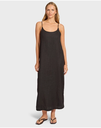 Academy Brand - Essential Linen Slip Dress