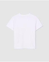DKNY - Logo Heart Short Sleeve T-Shirt - Kids-Teens