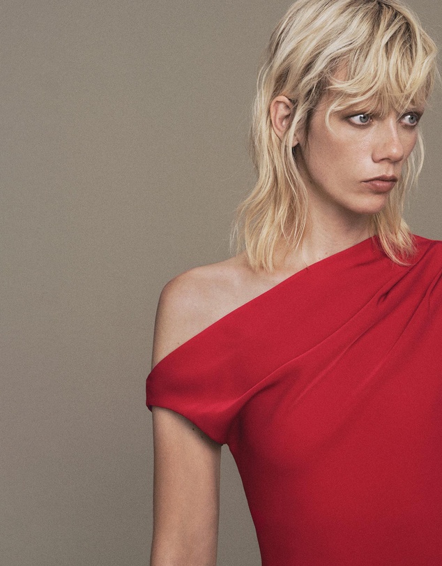 M.N.G - A-Line Dress With Asymmetrical Neckline