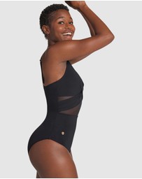 Leonisa - Recycled Nylon Shaping One-Piece Swimsuit with Mesh