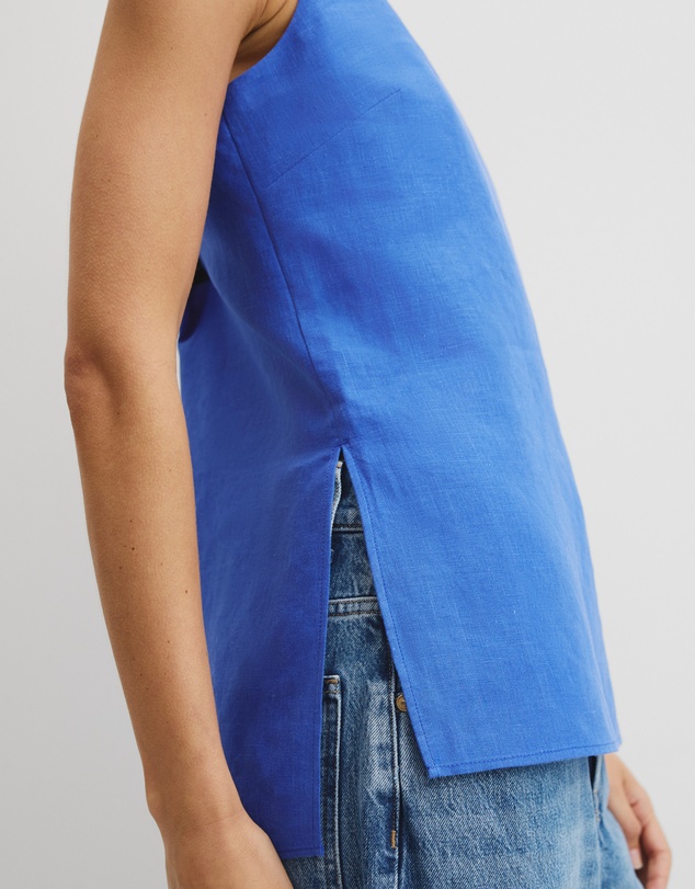 Country Road - Organically Grown Linen Longline Cami