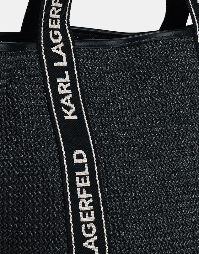Karl Lagerfeld - K/Essential Raffia Tote Bag