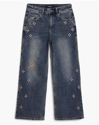 Desigual - Mirror culotte jeans