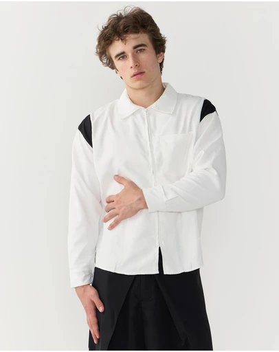 Justin Cassin - Upload Oversized Zip Shirt