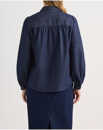 David Lawrence - Ellena Chambray Blouse