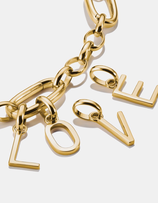 THOMAS SABO - THOMAS SABO Connect Charm letter L Gold