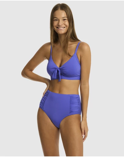 Sea Level Australia - Essentials Edit High Waist Gathered Side Pant