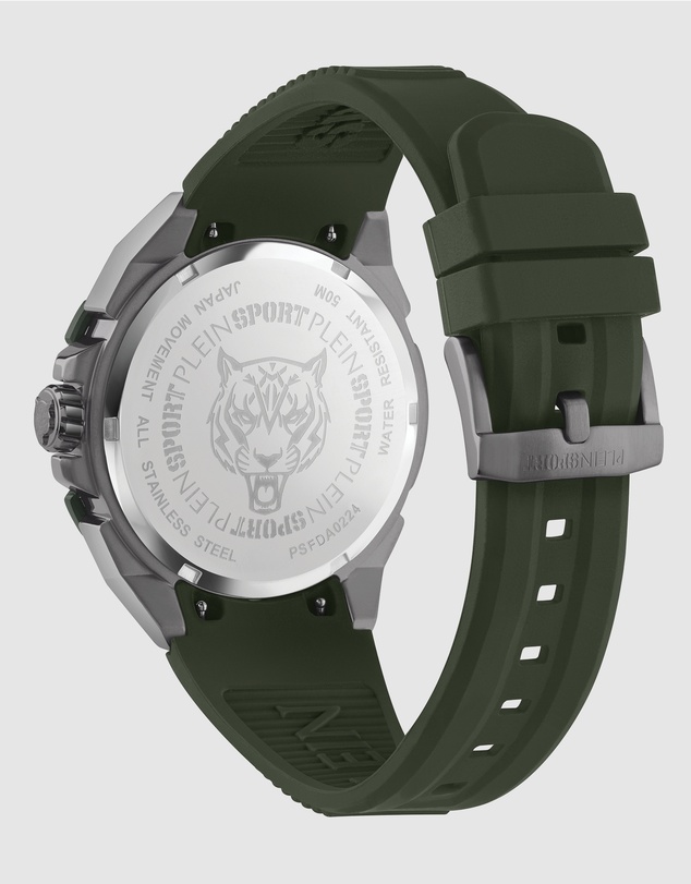 Plein Sport - Plein Urban Pulse 47mm Green dial and Green silicone strap