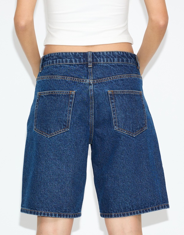 Dazie - Porto Low Rise Denim Jorts