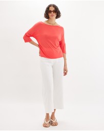 Amelius - Ottavia Three Quarter Batwing Tee