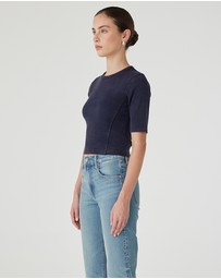 Nobody Denim - Panelled Rib T-Shirt