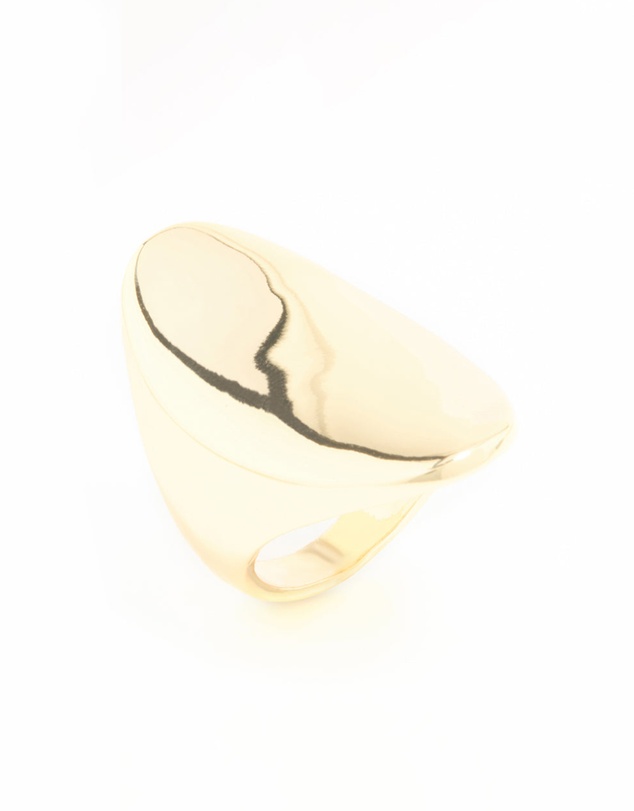 Lovisa - Gold Plated Large Oval Ring