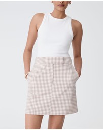 Forcast - Koora Checked Mini Skirt