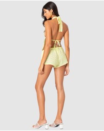 EDIKTED - Cayenne Eyelet Micro Shorts