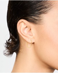 Lovisa - Gold Plated Surgical Steel Sleeper Earrings 16 MM
