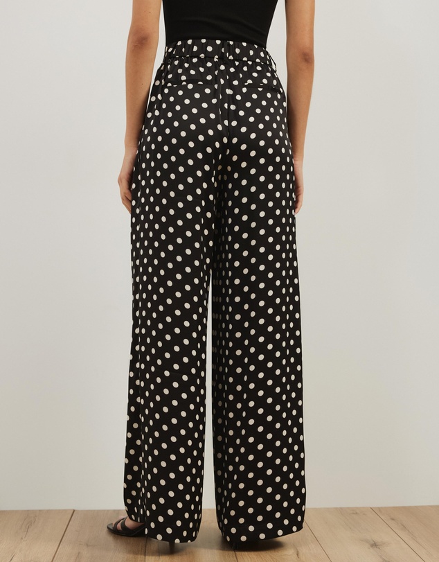 Atmos&Here - Fiona Polka Dot Tailored Trousers
