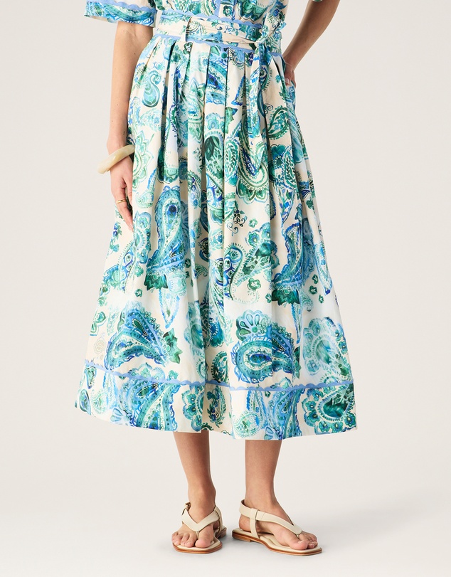 MOS The Label - Opaline Print Midi Skirt