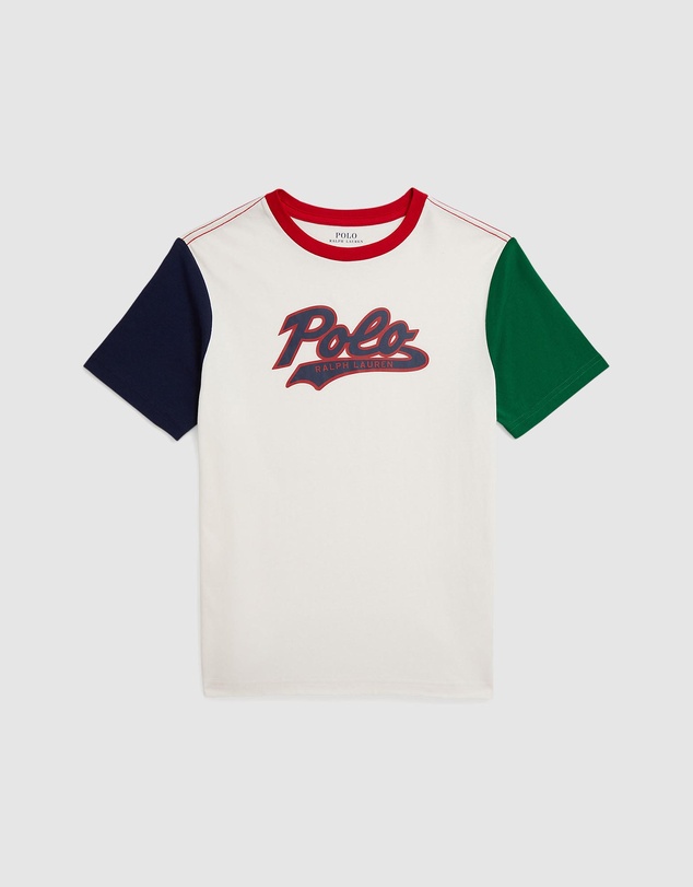 Polo Ralph Lauren - Logo Color-Blocked Cotton Tee - ICONIC EXCLUSIVE - Teens