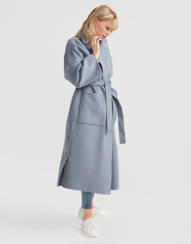 Belle & Bloom - Wide Awake Split Hem Overcoat