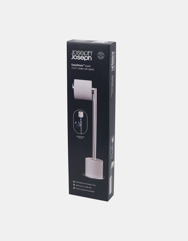 Joseph Joseph - EasyStore™ Luxe 2-in-1 Toilet Roll Stand