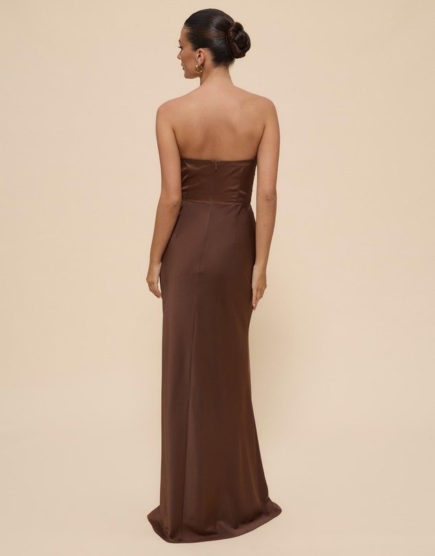 Revibe - Repaired CHANCERY Jada Strapless Corset Maxi Dress - AU 8