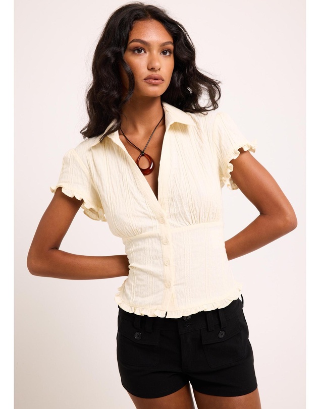Alice In The Eve - Bryn Ruffle Shirt