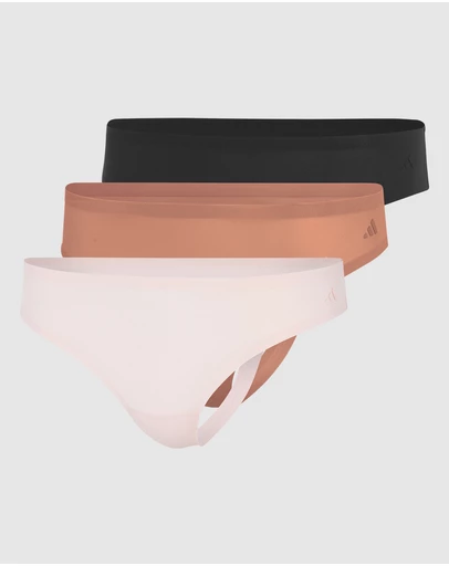 adidas Sportswear - 3 Pack Active Light Flex Thong Underwear