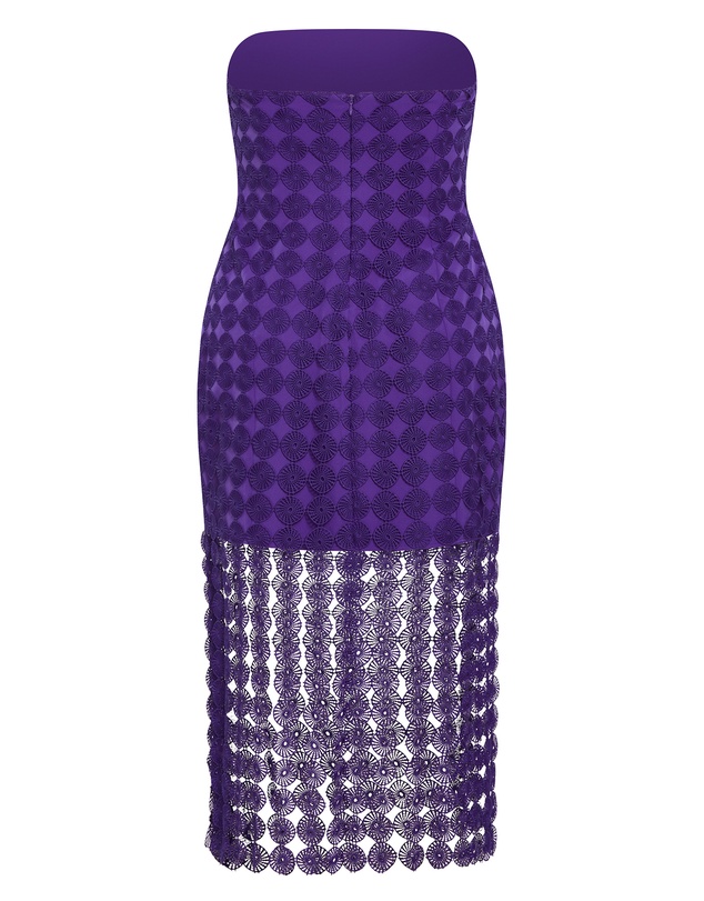 City Chic - Plus size Ebony Dress - cobalt