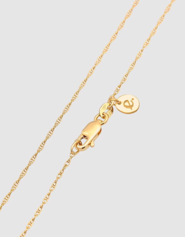 Elli Jewelry - Necklace Gemstone Pendant 925 Sterling Silver Gold-Plated