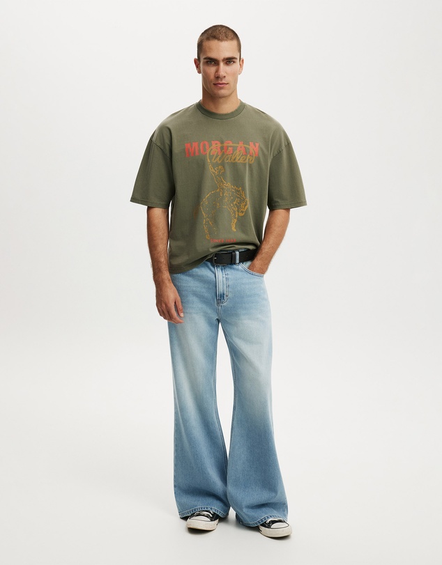 Cotton On - Cropped Fit Music T-Shirt