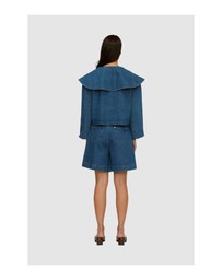 The Wolf Gang - Wynn Denim Blouse - Bluestone