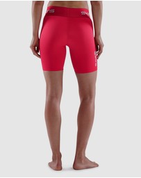 SKINS - SKINS Compression Women's Series-1 Activewear Half Tight Red