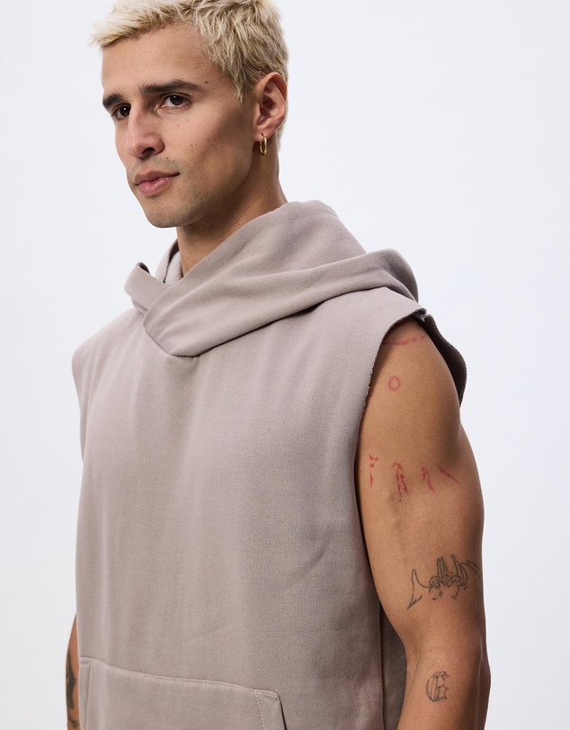 Surrounded By Ghosts - The Anandite French Terry Sleeveless Hoodie