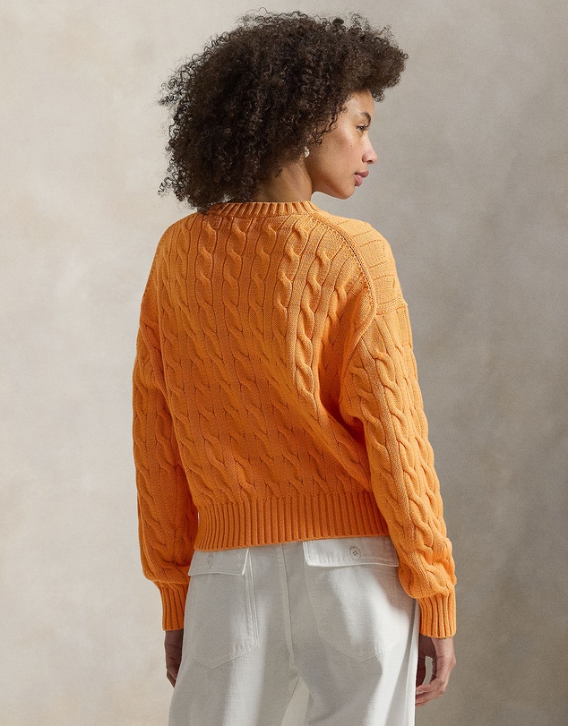 Polo Ralph Lauren - Cable-Knit Cotton Crewneck Sweater