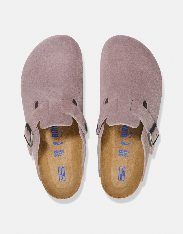Birkenstock - Boston SFB Suede Leather Narrow - Unisex