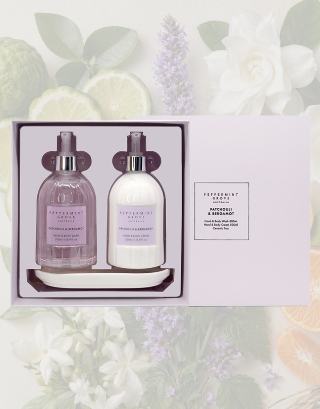 Peppermint Grove - Patchouli & Bergamot Hand Care Gift Set